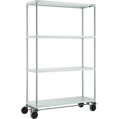 ■TRUSCO スチールラック フェニックスラック 1800X600 U車輪4輪S付 W色 抗菌粉体塗装 PER6664U125B4W(8195008)[法人限定][直送元]｜セミプロＤＩＹ店ファースト