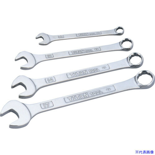 ■TONE チタンツール コンビネーションスパナ 19mm TMS19(8199846)｜セミプロＤＩＹ店ファースト