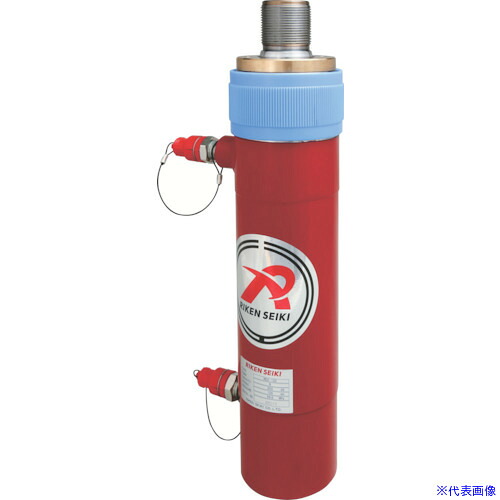 ■RIKEN ポンプ式油圧ジャッキ 複動式油圧シリンダ 揚力200kN ストローク300mm MD2300VC(8199943)[送料別途お見積り][法人限定][直送]｜セミプロＤＩＹ店ファースト
