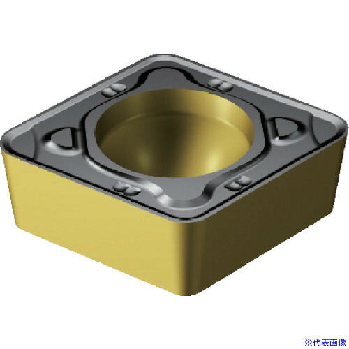 ■SANDVIK コロターン107 旋削用ポジチップ(120) 3210 CCMT060208KR(3210)(8203467)×10[送料別途お見積り][法人限定][掲外取寄]