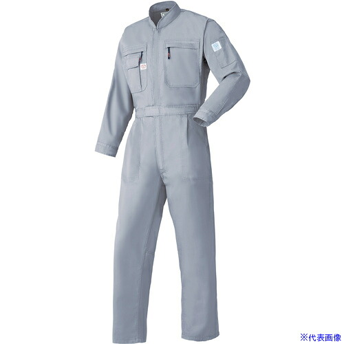■AUTO&minus;BI AW(秋冬)モデル つなぎ服5750&minus;007グレー&minus;BLL 5750007BLL(8246097)[送料別途お見積り][法人限定][掲外取寄]｜セミプロＤＩＹ店ファースト