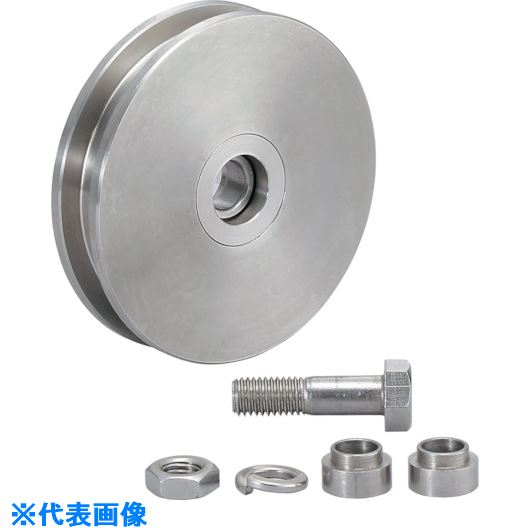 ■SUGATSUNE (200024761)JS380－110Hステンレス鋼製重量用戸車 JS380110H(8246864)[送料別途お見積り][法人限定][掲外取寄]