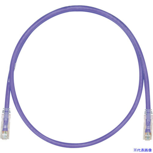 ■PANDUIT カテゴリ6UTPパッチコード 1m 紫 UTPSP1MVLY(8257431)×10[送料別途お見積り][法人限定][メーカー取寄]