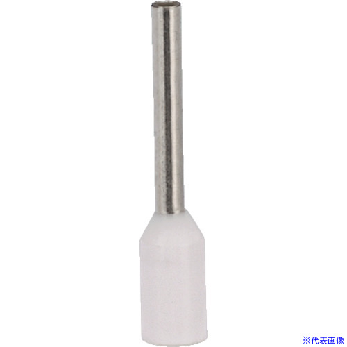 ■PANDUIT 絶縁付フェルール端子(SingleWire DIN規格) AWG22－20 白 500本入 FSD75－8－D FSD758D(8278690)[送料別途お見積り][法人限定][掲外取寄]