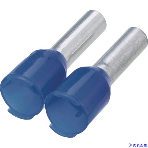 ■PANDUIT 絶縁付フェルール端子(SingleWire DIN規格) AWG14 ブルー 500本入 FSD80&minus;18&minus;D FSD8018D(8278706)[送料別途お見積り][法人限定][掲外取寄]｜セミプロＤＩＹ店ファースト