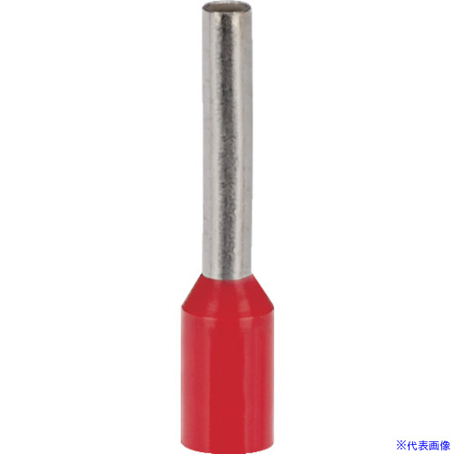 ■PANDUIT 絶縁付フェルール端子(SingleWire DIN規格) AWG2 赤 50本入 FSD86－18－L FSD8618L(8278721)×5[送料別途お見積り][法人限定][掲外取寄]