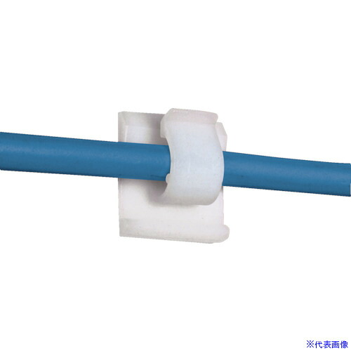 ■PANDUIT 固定具コードクリップアクリル系粘着テープ付ナチュラル1000個入 ACC38ATM(8281384)[送料別途お見積り][法人限定][メーカー取寄]