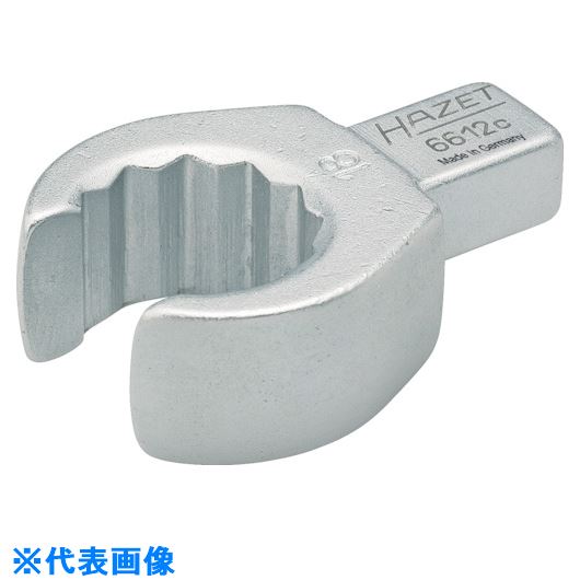 ■HAZET ヘッド交換式トルクレンチ用 フレアナットレンチインサート 対辺寸法17mm 6612C17(8287261)[送料別途見積り][法人・事業所限定][掲外取寄]
