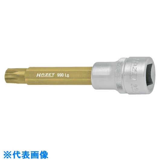 ■HAZET ロングXZNドライバーソケット(差込角12.7mm) 990LG12(8288575)[送料別途見積り][法人・事業所限定][掲外取寄]