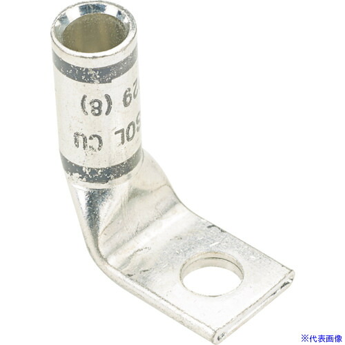 ■PANDUIT 銅製圧縮端子 標準バレル 1つ穴 90℃アングル (50個入) LCA414FL(8288642)[送料別途お見積り][法人限定][掲外取寄]