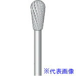 ■ナカニシ 超硬カッター 逆テーパー先丸型 ダブルカット φ6×12×軸φ3 24572(8293103)