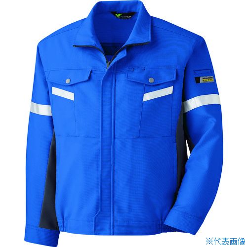 ■ミドリ安全 ベルデクセル 帯電防止 反射材仕様ブルゾン VE543上 5L VE543UE5L(8357254)｜セミプロＤＩＹ店ファースト
