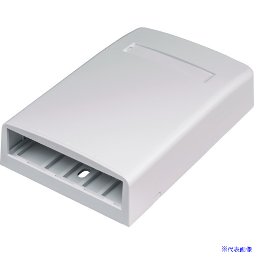■PANDUIT 光ファイバー・マルチメディアアウトレット 4個口 白 CBX4WHAY(8360619)×10[送料別途お見積り][法人限定][掲外取寄]