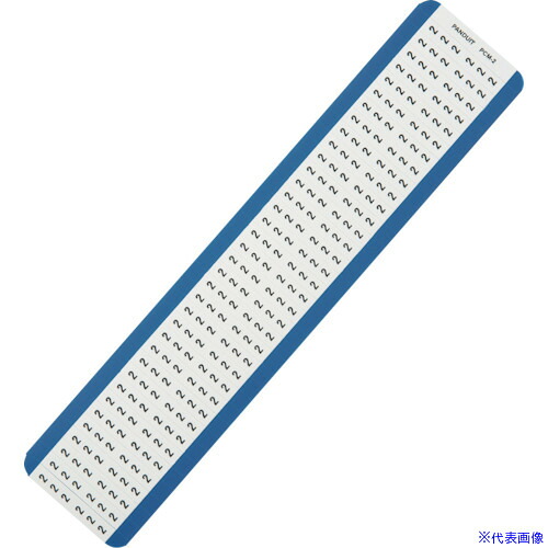 ■PANDUIT ワイヤーマーカー 2 (25枚入) PCM2(8360966)&times;4[送料別途お見積り][法人限定][掲外取寄]｜セミプロＤＩＹ店ファースト