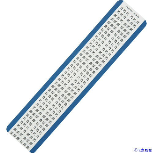 ■PANDUIT ワイヤーマーカー 28 (25枚入) PCM28(8360975)&times;4[送料別途お見積り][法人限定][掲外取寄]｜セミプロＤＩＹ店ファースト