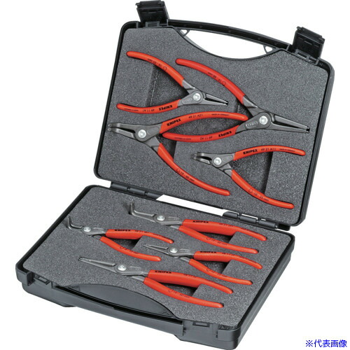 ■KNIPEX 002125 8本組 スナップリングプライヤー 002125(8363367)｜セミプロＤＩＹ店ファースト