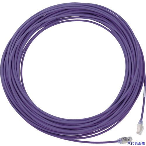 ■PANDUIT カテゴリ6A細径シールドパッチコード 20m 紫 STP28X20MVL(8367602)