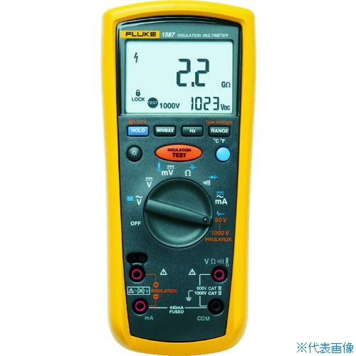 ■FLUKE デジタル・マルチメーター付絶縁抵抗計 1587FC(8369099)