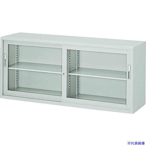 ■NAIKI ガラス引違書庫 HG608AW(8369156)[送料別途お見積り][法人限定][直送]