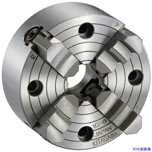 ■北川 四ツ爪単動チャック チャック外径100mm IC4(8377682)[法人限定][外直送元]｜セミプロＤＩＹ店ファースト
