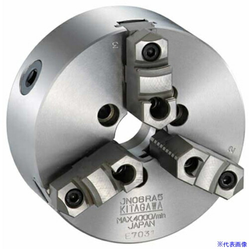 ■北川 スクロールチャック チャック外径210mm JN08RA600(8377691)[法人限定][外直送元]