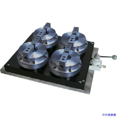 ■Victor エアジグチャック SAC-5B2-4P 4連マルチプレート仕様 2ツ爪 SAC5B24P(8377798)[法人限定][外直送元]