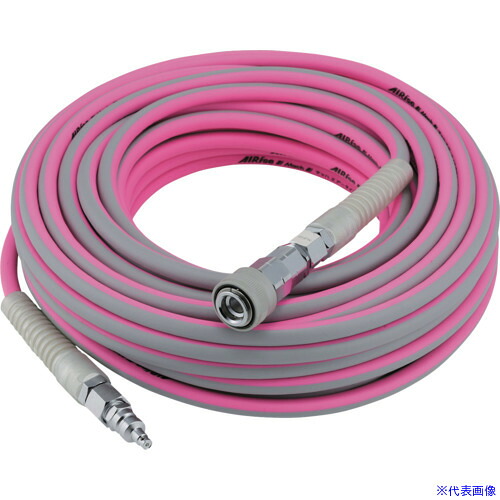 ■マッハ 高圧エアーライズホース10M AR610P(8386983)[送料別途お見積り][法人限定][掲外取寄]