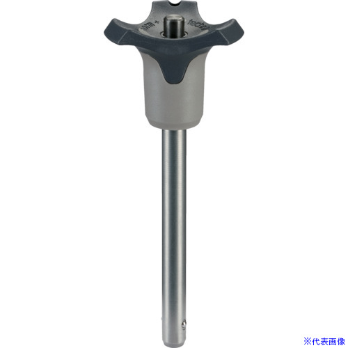 ■HALDER ボールロックピン セルフロッキング高強度型 グレー ピン径16ワーク最大厚60 22380.0372(8488729)[送料別途お見積り][法人限定][掲外取寄]