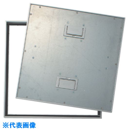 ■DAIKEN 床点検口アンダーハッチ 600×600 アルミ枠 鋼製下地用 FAP60(8493633)[送料別途見積り][法人・事業所限定][外直送]