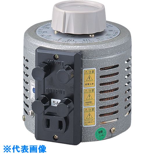 ■山菱 ボルトスライダー据置型 電圧調整器 最大電流30A 入力電圧200V S3P24030(8500579)[法人限定][外直送元]