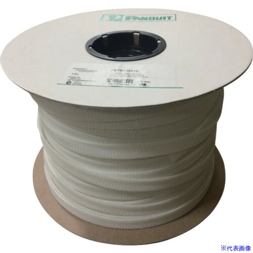 ■PANDUIT ネットチューブ 標準タイプ 白 SE75PDR10(8502348)[送料別途お見積り][法人限定][掲外取寄]