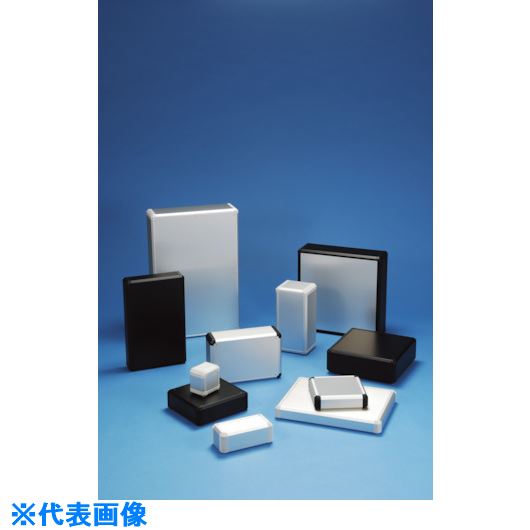 ■タカチ アルミボックス W300×H75.4×D250 シルバー/グレー FC83025GS(8502988)[法人限定][外直送元]