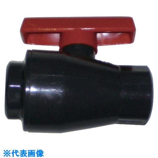 ■エスロン ロックボールバルブ PVC/EPDM ネジ式 50 LV50N(8506434)[送料別途お見積り][法人限定][外直送]