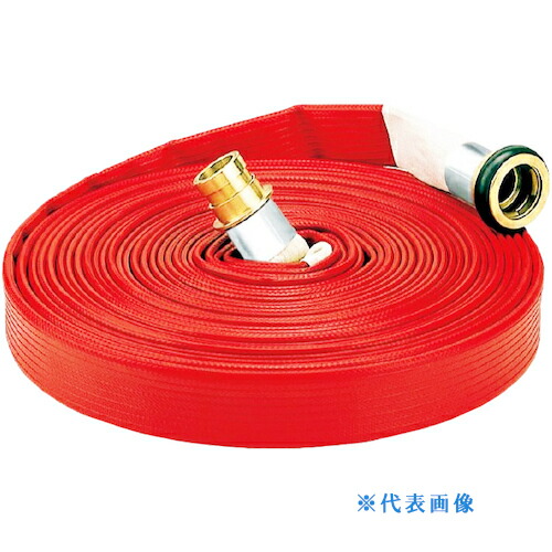 ■スーパー工業 消防ライトラインホースASY(未検定品)φ40×10m 990006213(8509507)[送料別途お見積り][法人限定][外直送]