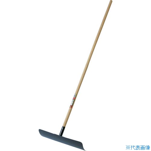 ■金象 スチール板レーキ 柄付 072623(8511060)[送料別途お見積り][法人限定] 6,530円