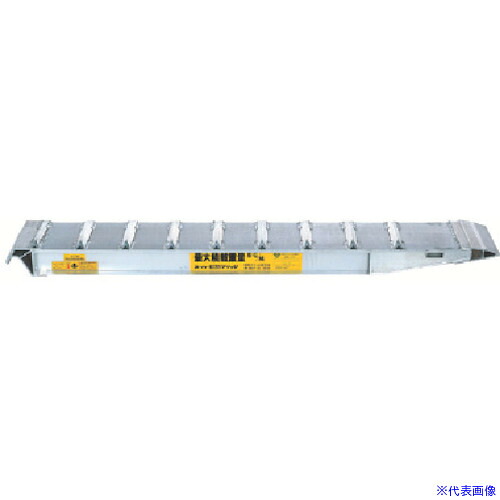 ■昭和 SXN型アルミブリッジ2個1組 有効幅240mm 有効長2200mm SXN220244.0(8515542)[送料別途お見積り][法人限定][外直送]