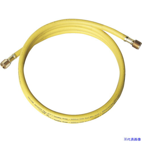 ■Asada 1/4 チャージングホースプラス2 500cm 黄 Y21117(8521113)[送料別途お見積り][法人限定][掲外取寄]