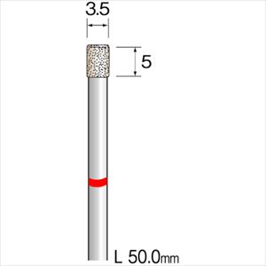 ■Minimo 精密電着CBNバー 超硬軸#140 Φ3.5 JA2026(8527849)[送料別途お見積り][法人限定][掲外取寄]