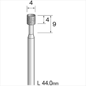 ■Minimo ハイセラミックCBNバー#170 Φ4 JA2312(8527864)[送料別途お見積り][法人限定][掲外取寄]