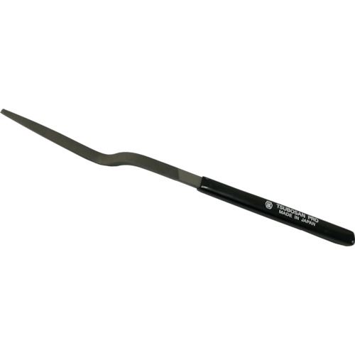 ■ツボサン プロヤスリ クランク型 5本組 三角 中目 SAC0502(8528714)[送料別途お見積り][法人限定][掲外取寄]