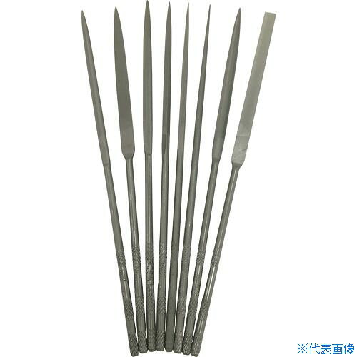 ■ツボサン 精密ヤスリ 8本組 セット #3(#6より荒い) ST00853T(8528781)｜セミプロＤＩＹ店ファースト