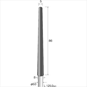 ■Minimo ラバーホルダー φ7用 (2本入) ES3519(8530249)[送料別途お見積り][法人限定][掲外取寄]