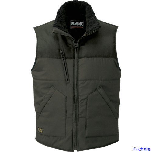 ■XEBEC 223 現場服 防寒ベスト 4L OD 223644L(8538575)[送料別途お見積り][法人限定][掲外取寄]