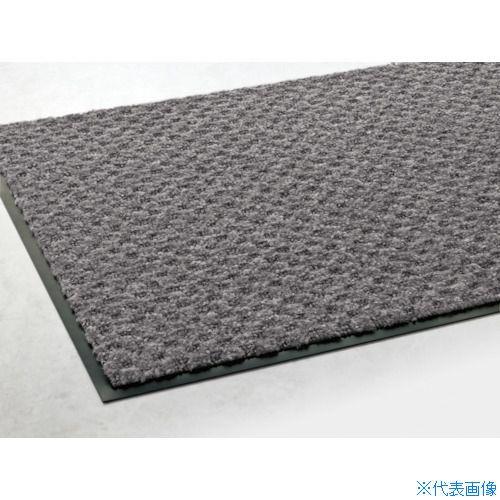 ■テラモト 屋内マット ハイペアロン モスグレー 750&times;900mm MR0380425(8551092)[送料別途お見積り][法人限定]｜セミプロＤＩＹ店ファースト