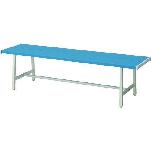 ■TRUSCO カラーベンチ 背なし 青 1500 TCBN1500B(8557742)[法人限定][直送元]