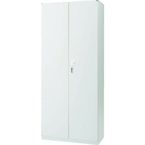 ■TRUSCO ユニット型壁面書庫 両開き 下置き専用 H2160 アジャスター付 ダイヤル錠 ホワイト UHW21BD(8557809)[法人限定][直送元]｜セミプロＤＩＹ店ファースト