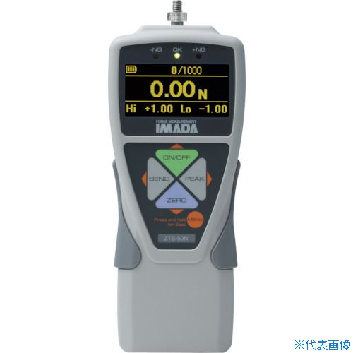 ■IMADA 標準型デジタルフォースゲージ 使用最大荷重5000N ZTS5000N(8569037)[法人・事業所限定][直送元]
