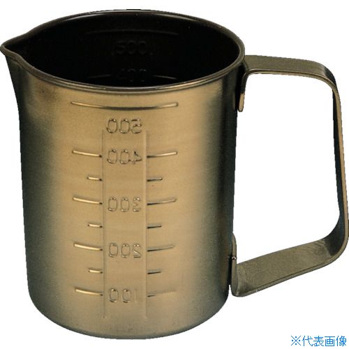 ■フロンケミカル フッ素樹脂コーティングビーカー 2000ml 膜厚約50μ NR0373006(8569380)[送料別途お見積り][法人限定][掲外取寄]