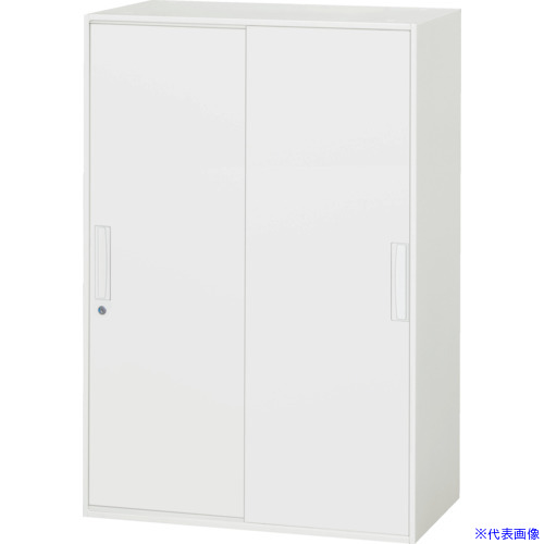 ■DAISHIN 壁面収納庫 引戸型 上下兼用W800 ホワイト V84012S(8569618)[法人限定][外直送元]
