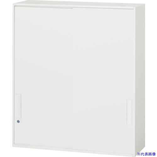 ■DAISHIN 壁面収納庫 引戸型 上置き専用D310 ホワイト V93010S(8569682)[法人限定][外直送元]